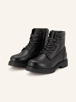 Tommy Hilfiger Botki Sznurowane schwarz