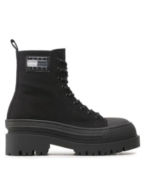 Tommy Hilfiger Trzewiki Tjw Foxing Canvas EN0EN02216 Czarny