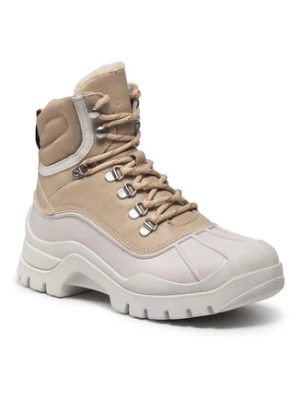 Tommy Hilfiger Botki Warmilined Outdoor Boot FW0FW05973 Beżowy