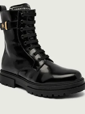 Tommy Hilfiger Botki | z dodatkiem skóry