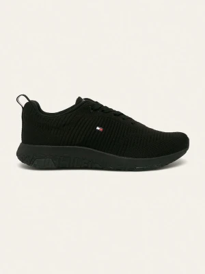Tommy Hilfiger CORPORATE KNIT RIB RUNNER sneakersy męskie czarny