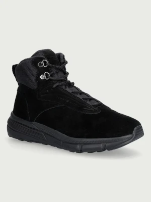 Tommy Hilfiger buty męskie zamszowe SDE WARM HYBRID CHUKKA czarny
