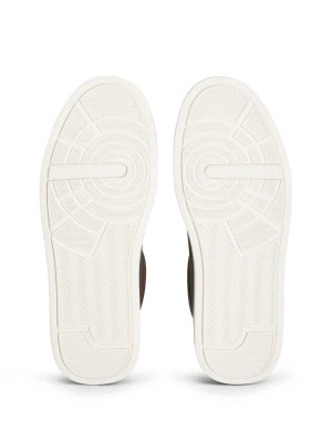 Tommy Hilfiger buty sportowe z zawartością skóry Mężczyźni skóra brązowy