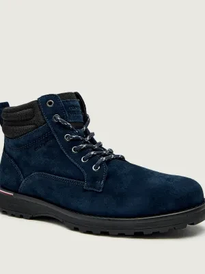 Tommy Hilfiger Buty wysokie CORPORATE | zamsz