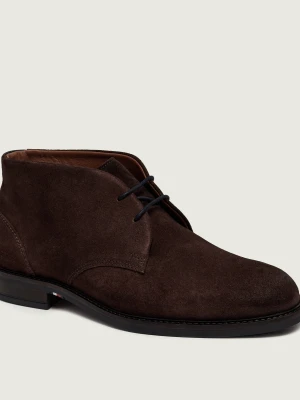 Tommy Hilfiger Buty wysokie | zamsz brązowy