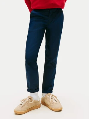 Tommy Hilfiger Chinosy 1985 KB0KB09638 S Granatowy Slim Fit