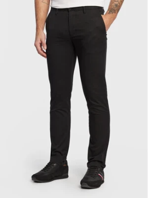 Tommy Hilfiger Chinosy Bleecker MW0MW26619 Czarny Slim Fit