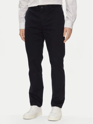 Tommy Hilfiger Chinosy Denton MW0MW25964 Granatowy Straight Fit