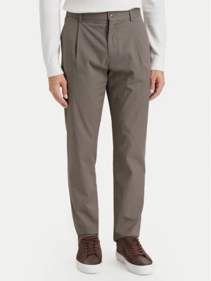 Tommy Hilfiger Chinosy Denton MW0MW44824 Beżowy ciemny Straight Fit
