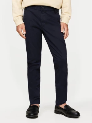 Tommy Hilfiger Chinosy KB0KB09435 Granatowy Slim Fit