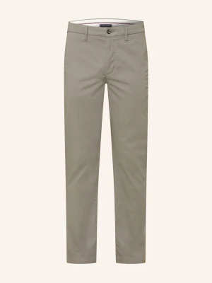 Tommy Hilfiger Chinosy Straight Fit grau SZARY