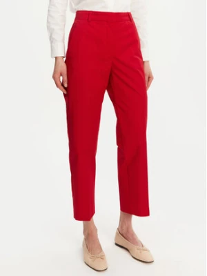 Tommy Hilfiger Chinosy WW0WW40504 Czerwony Straight Fit