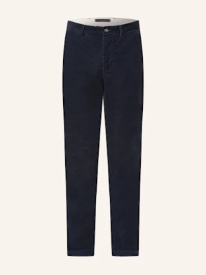 Tommy Hilfiger Chinosy Ze Sztruksu Denton Straight Fit blau