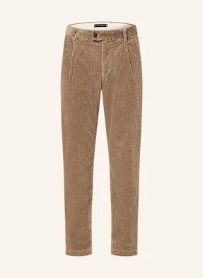 Tommy Hilfiger Chinosy Ze Sztruksu Harlem Relaxed Tapered Fit beige