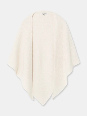 Tommy Hilfiger chusta wełniana kolor beżowy gładka AW0AW18516