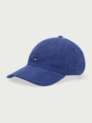 Tommy Hilfiger czapka bejsbolówka męska sztruksowa granatowy