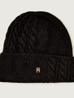 Tommy Hilfiger Czapka CHIC | z dodatkiem wełny