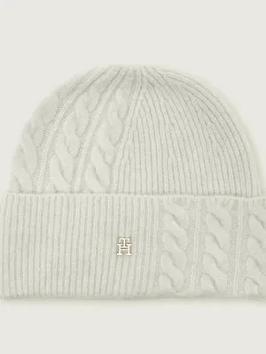 Tommy Hilfiger Czapka CHIC | z dodatkiem wełny