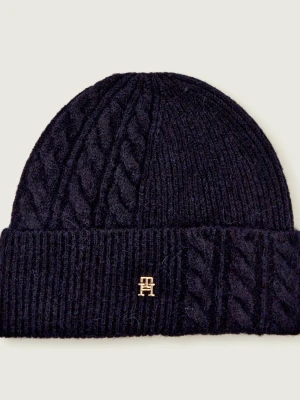 Tommy Hilfiger Czapka CHIC | z dodatkiem wełny