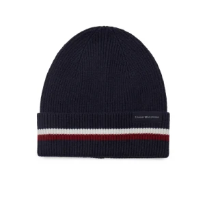 Tommy Hilfiger Czapka CORPORATE | z dodatkiem wełny