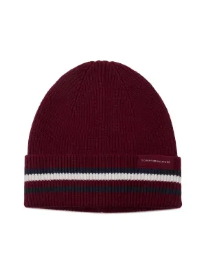 Tommy Hilfiger Czapka CORPORATE | z dodatkiem wełny