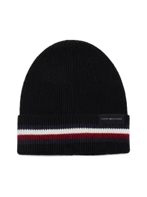 Tommy Hilfiger Czapka CORPORATE | z dodatkiem wełny