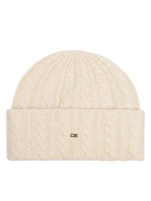 Tommy Hilfiger Czapka Enamel Flag AW0AW19111 Kremowy