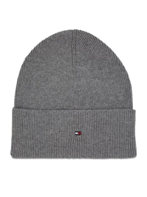 Tommy Hilfiger Czapka Essential Flag Beanie AW0AW15309 Szary