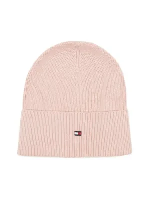 Tommy Hilfiger Czapka ESSENTIAL FLAG | z dodatkiem kaszmiru