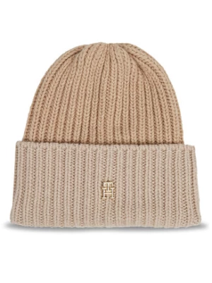 Tommy Hilfiger Czapka Limitless Chic Beanie AW0AW15299 Beżowy