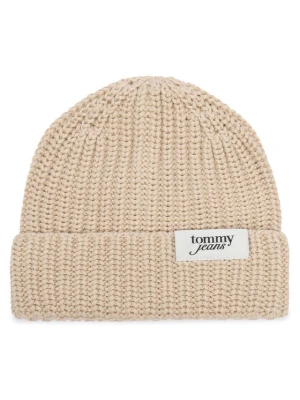 Tommy Hilfiger Czapka Script AW0AW18972 Kremowy