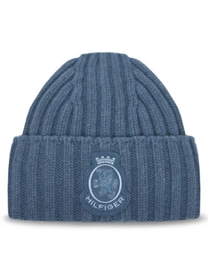 Tommy Hilfiger Czapka Th Crest Fluffy AW0AW18210 Niebieski