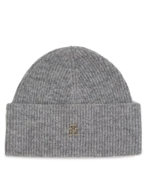 Tommy Hilfiger Czapka Th Evening Beanie AW0AW15319 Szary