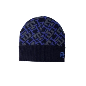 Tommy Hilfiger Czapka TH MONOGRAM | z dodatkiem wełny i kaszmiru