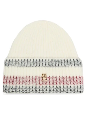 Tommy Hilfiger Czapka Th Varsity Ski AW0AW16636 Écru