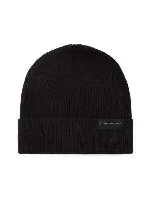 Tommy Hilfiger Czapka UPTOWN WOOL BEANIE | z dodatkiem wełny