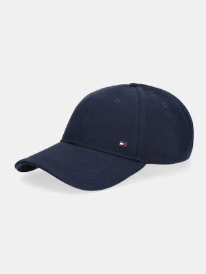 Tommy Hilfiger czapka z daszkiem bawełniana kolor granatowy AM0AM13801