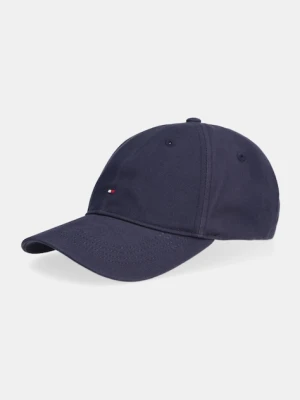Tommy Hilfiger czapka z daszkiem bawełniana kolor granatowy AW0AW17781