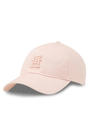 Tommy Hilfiger Czapka z daszkiem Beach Summer Soft Cap AW0AW16170 Różowy
