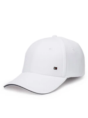 Tommy Hilfiger Czapka z daszkiem Corp Flannel AM0AM13164 Biały