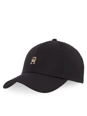 Tommy Hilfiger Czapka z daszkiem Elevated Chic Cap AW0AW17128 Czarny