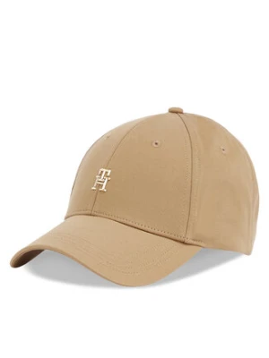 Tommy Hilfiger Czapka z daszkiem Elevated Chic Cap AW0AW17128 Khaki