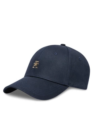 Tommy Hilfiger Czapka z daszkiem Essential Chic Cap AW0AW15772 Granatowy