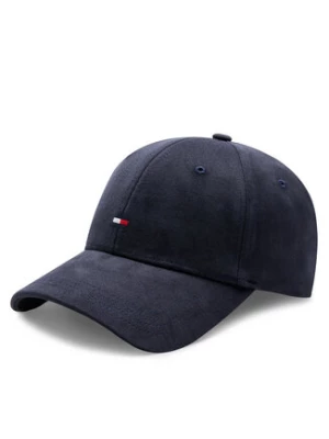 Tommy Hilfiger Czapka z daszkiem Essential Flag Cap AW0AW17368 Granatowy