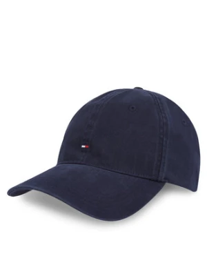 Tommy Hilfiger Czapka z daszkiem Essential Flag Soft Cap AW0AW17131 Granatowy