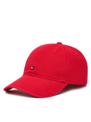 Tommy Hilfiger Czapka z daszkiem Flag Soft 6 Panel AM0AM13426 Czerwony