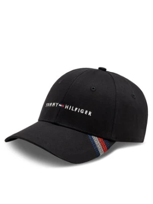 Tommy Hilfiger Czapka z daszkiem Foundation Cotton 6 Panel Cap AM0AM12532 Czarny