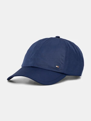 Tommy Hilfiger czapka z daszkiem kolor granatowy gładka AM0AM13429