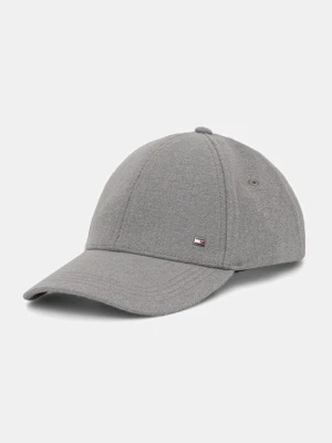 Tommy Hilfiger czapka z daszkiem kolor szary AM0AM13584