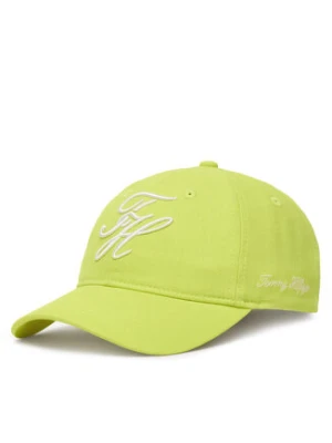 Tommy Hilfiger Czapka z daszkiem Logo Embroidery Baseball Cap AW0AW18338 Zielony